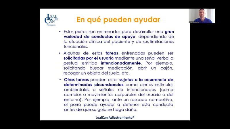 Webinario «Perros de asistencia psiquiátrica» - Imagen 2
